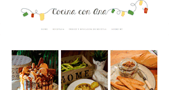 Desktop Screenshot of cocinaconana.com